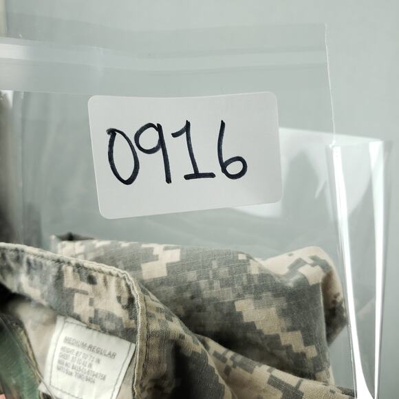 US Army ACU Combat Uniform Top Military UCP Digital Camo Sz Medium Foliage Green - Picture 12 of 12